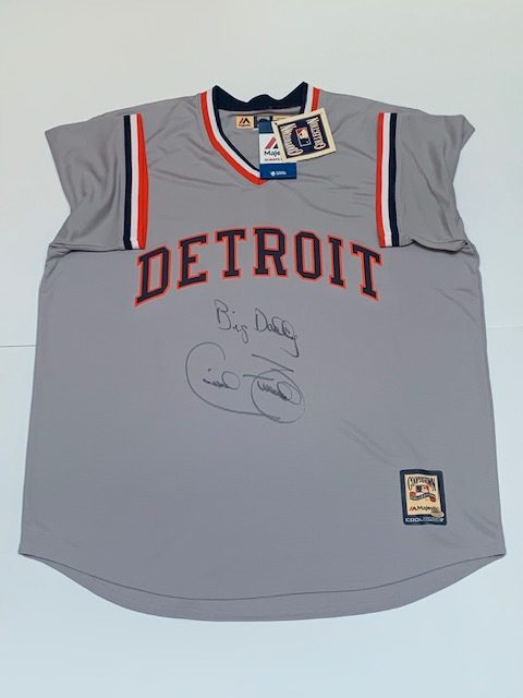 Cecil Fielder Autographed Authentic Jersey Detroit Tigers Schwartz - Got  Memorabilia