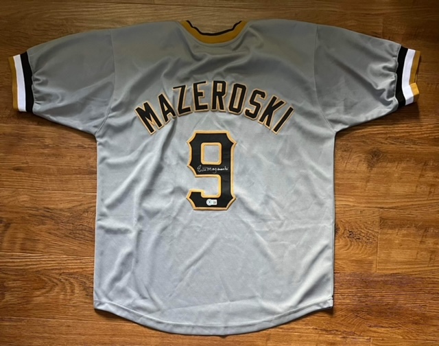 Bill Mazeroski Autographed Pittsburgh Pirates Pro Style Jersey