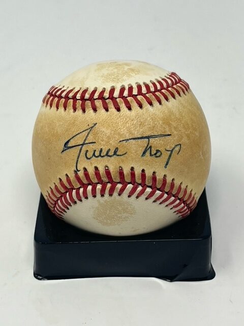 Willie Mays Autographed San Francisco Giants ONL Baseball JSA LOA
