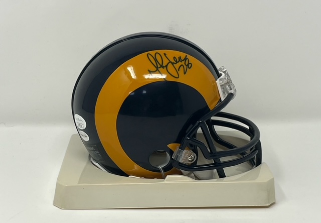 Marshall Faulk Autographed St. Louis Rams Throwback Mini Helmet JSA - Got  Memorabilia