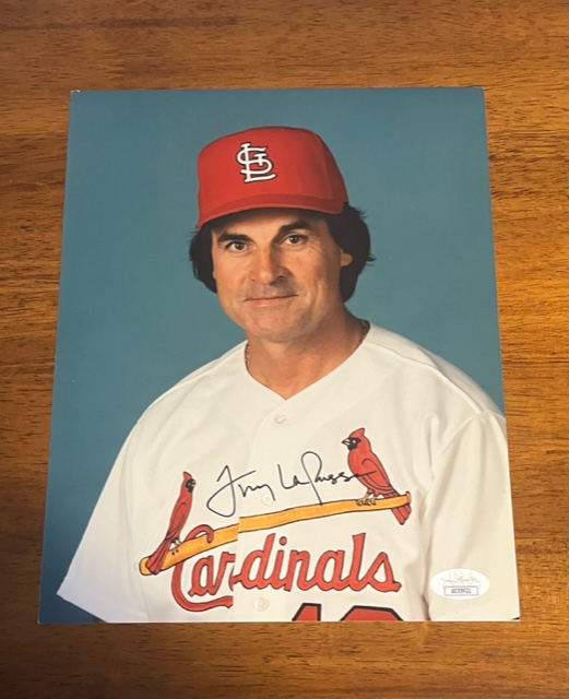 Tony La Russa Autographed St. Louis Cardinals 8X10 Photo JSA - Got  Memorabilia