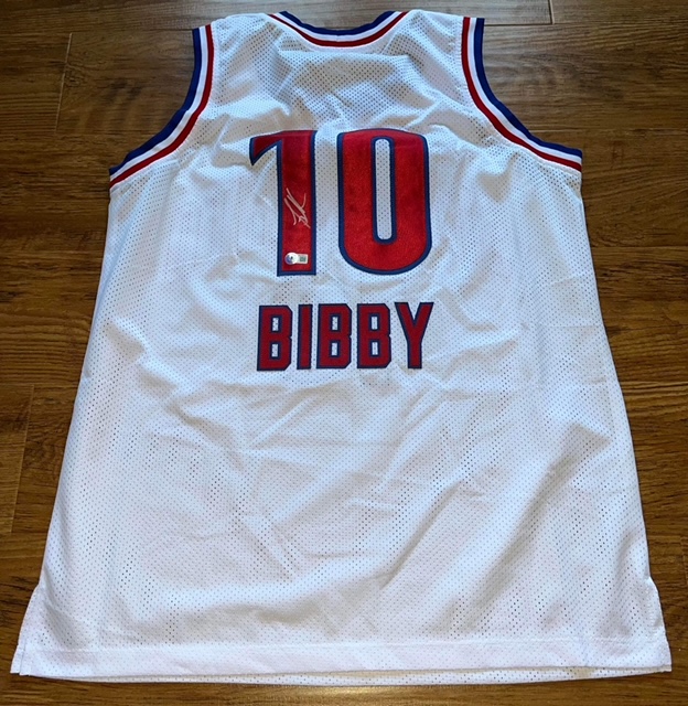 Mike Bibby Autographed Sacramento Kings Pro Style Jersey Beckett
