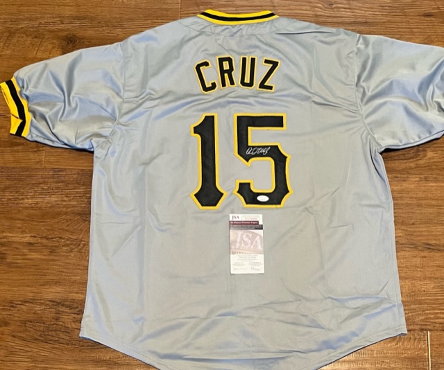 Oneil Cruz Autographed Pittsburgh Pirates Pro Style Jersey JSA