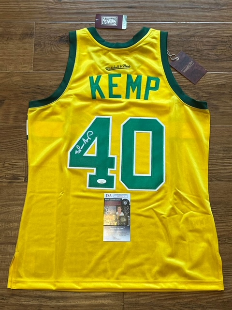 shawn kemp autographed jersey