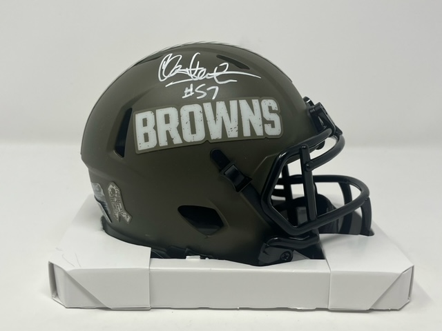 Clay Matthews Autographed Cleveland Browns F/S Speed Helmet w/4x