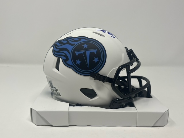 AJ Brown Tennessee Titans Autographed Riddell Eclipse Alternate