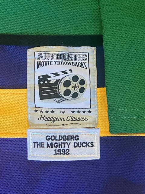Shaun Weiss Autographed Authentic Goldberg The Mighty Ducks Movie Jersey  JSA - Got Memorabilia