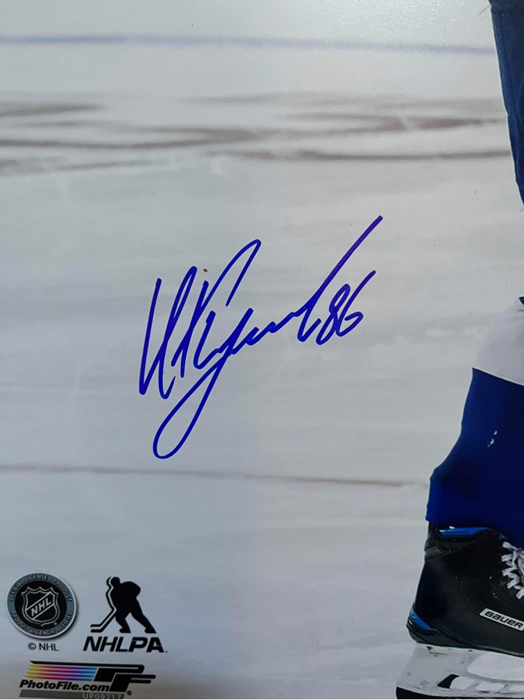 Nikita Kucherov Autographed Signed Tampa Bay Lightning 16x20