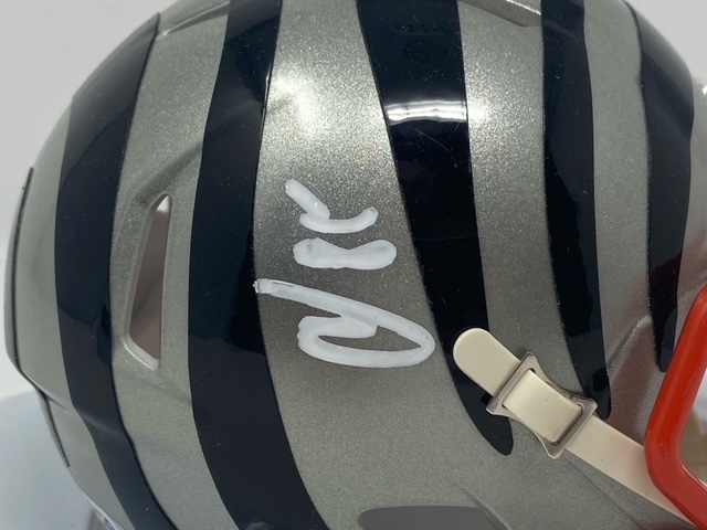 Chad Johnson Signed Cincinnati Bengals FLASH Riddell Speed Mini Helmet