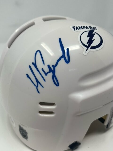 Nikita Kucherov Autographed Hand Signed Tampa Bay Lightning Mini Hocke –  Creative Sports