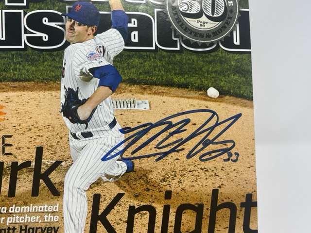 Matt Harvey Autographed New York Mets Sports Illustrated Magazine Steiner -  Got Memorabilia