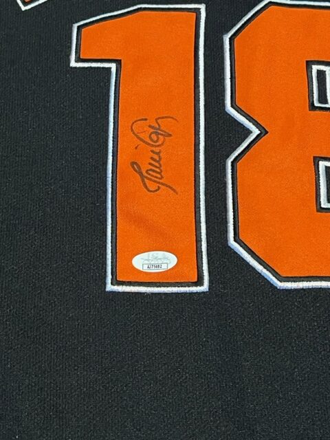 Javy Lopez Autographed Baltimore Orioles Authentic MLB Stitches Jersey JSA  - Got Memorabilia