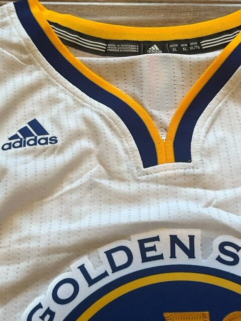 Golden State Warriors Stephen Curry Autographed White Adidas 2017