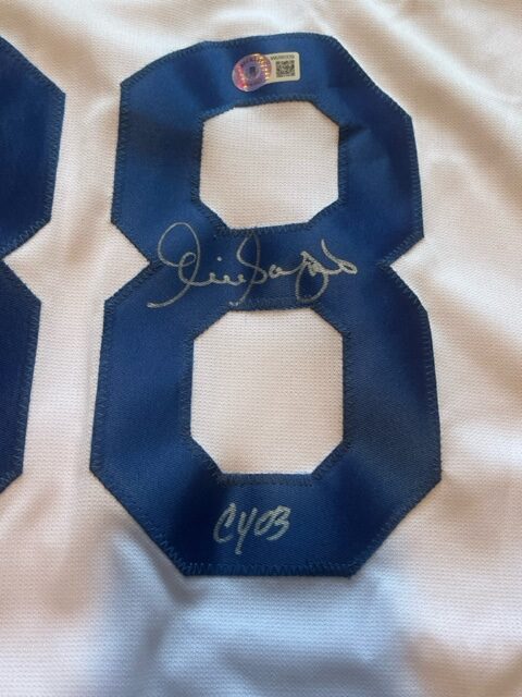 Eric Gagne signed LA Dodgers Jersey Full Autograph w/ Beckett