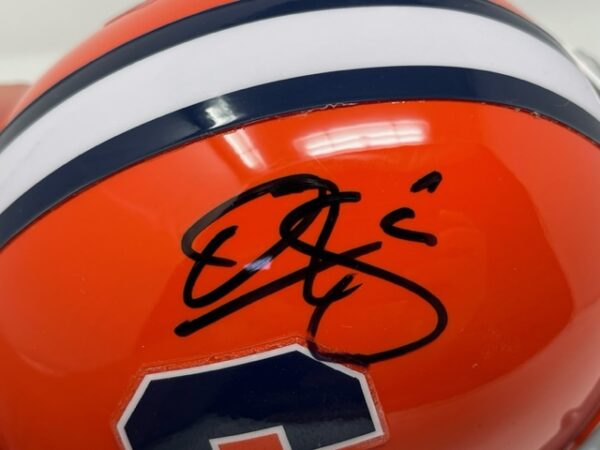 Donovan McNabb Autographed Syracuse University Mini Helmet Beckett - Image 2