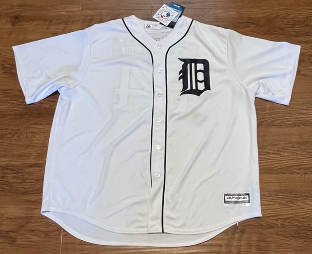 Detroit Tigers Majestic Home Cabrera Authentic Jersey