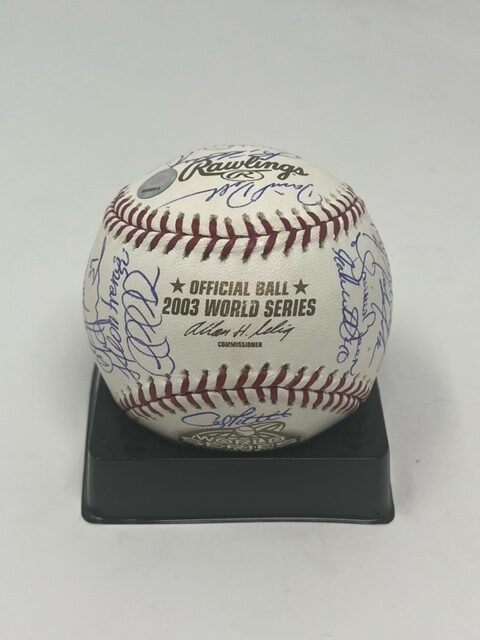 Jorge Posada Autographed OMLB Baseball Signed New York Yankees JSA