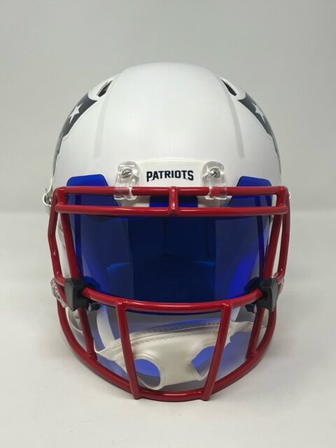 blue patriots helmet