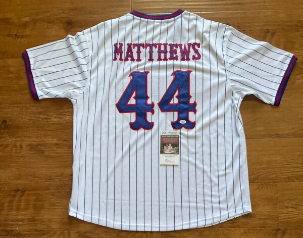 Rob Schneider Autographed The Benchwarmers Gus Bus Movie Style Jersey JSA COA