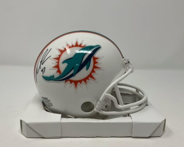 Kiko Alonso Autographed Miami Dolphins Mini Helmet JSA COA