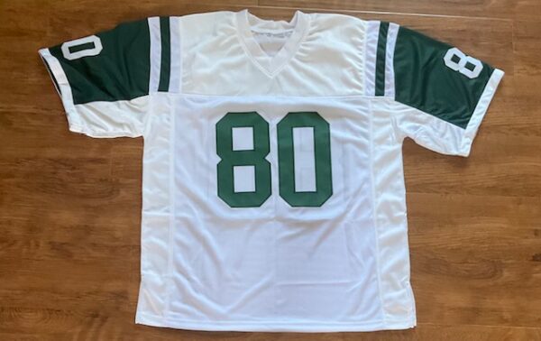 Wayne Chrebet Autographed New York Jets Pro Style Jersey JSA COA - Image 3