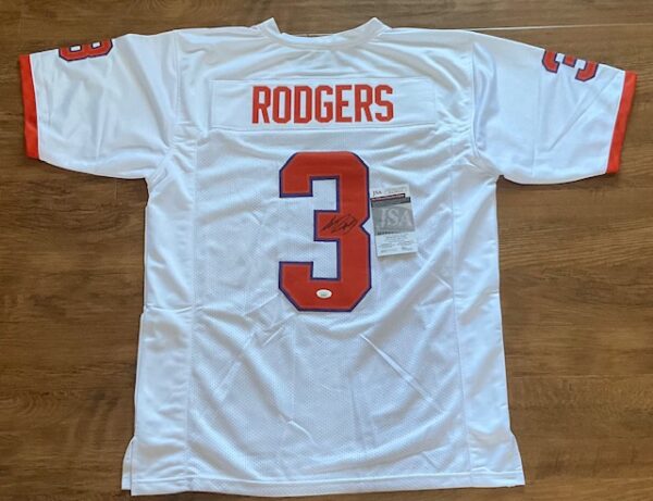 Amari Rodgers Autographed Clemson Tigers College Style Jersey JSA COA