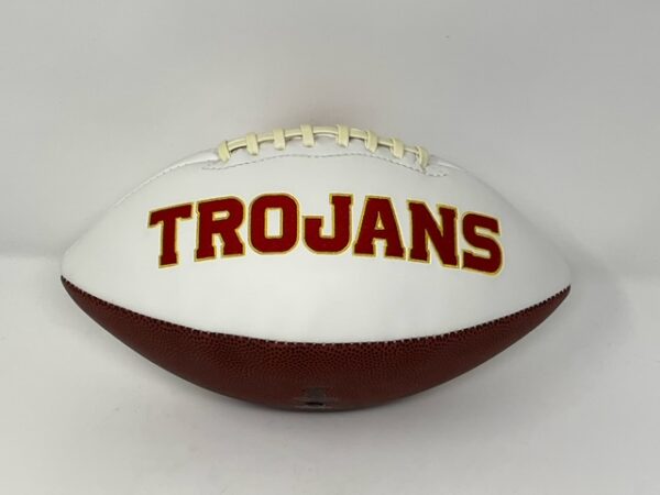 Charles White Autographed USC Trojans White Panel Football JSA COA - Image 3