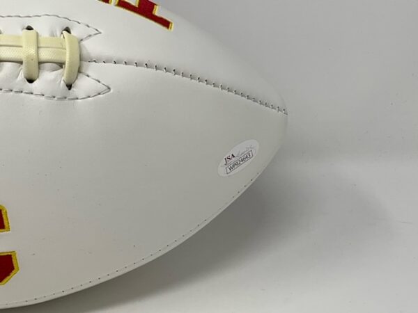 Charles White Autographed USC Trojans White Panel Football JSA COA - Image 4