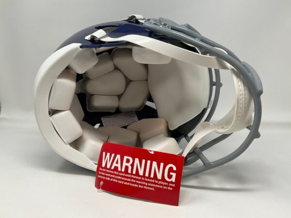 Saquon Barkley Autographed New York Giants Authentic Full Size Speed Helmet PSA/DNA - Image 5