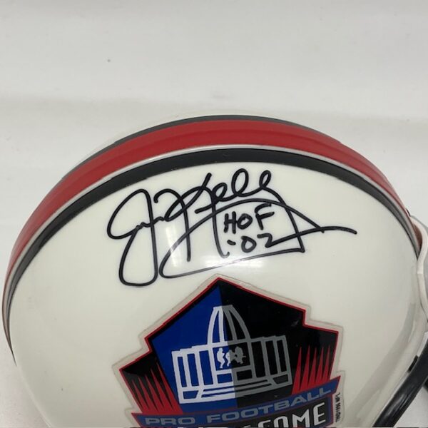 Jim Kelly Autographed Buffalo Bills Pro Football Hall of Fame Mini Helmet JSA COA - Image 2