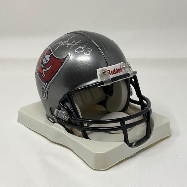 Vincent Jackson Autographed Tampa Bay Buccaneers Mini Helmet JSA COA - Image 3