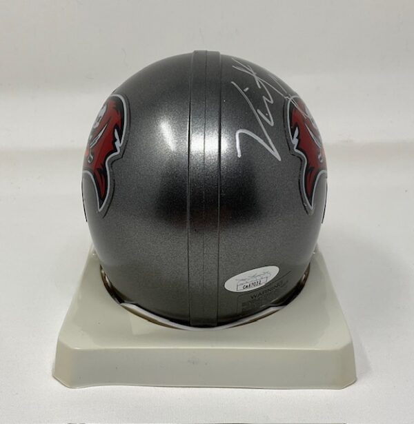 Vincent Jackson Autographed Tampa Bay Buccaneers Mini Helmet JSA COA - Image 4