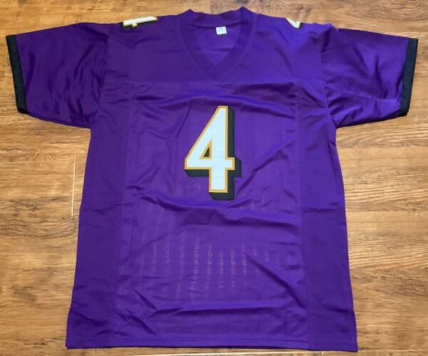 Zay Flowers Autographed Baltimore Ravens Pro Style Jersey Beckett - Image 3