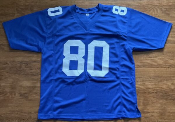 Jeremy Shockey Autographed New York Giants Pro Style Jersey JSA COA - Image 3