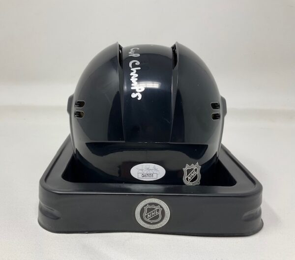 Vincent Lecavalier Autographed Tampa Bay Lightning Bauer Mini Hockey Helmet JSA COA - Image 5