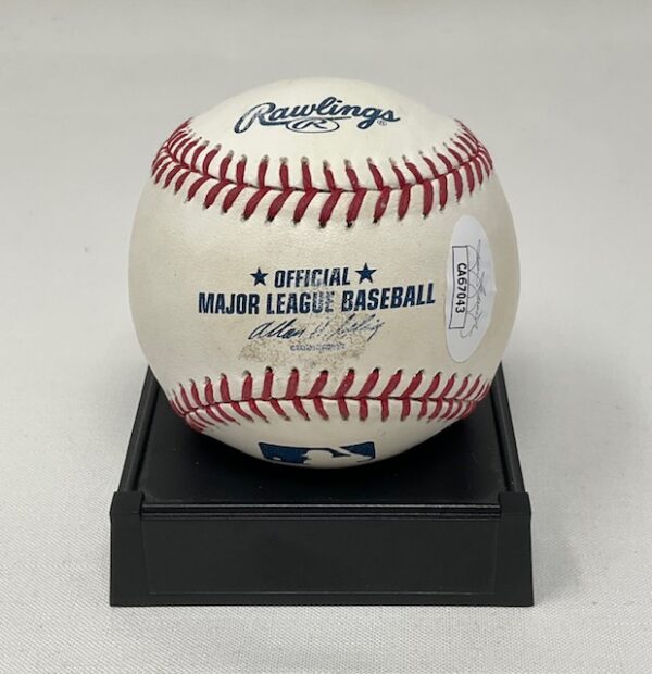 Shuli Egar Autographed The Howard Stern Show Internet Personality ROML Baseball JSA COA - Image 2