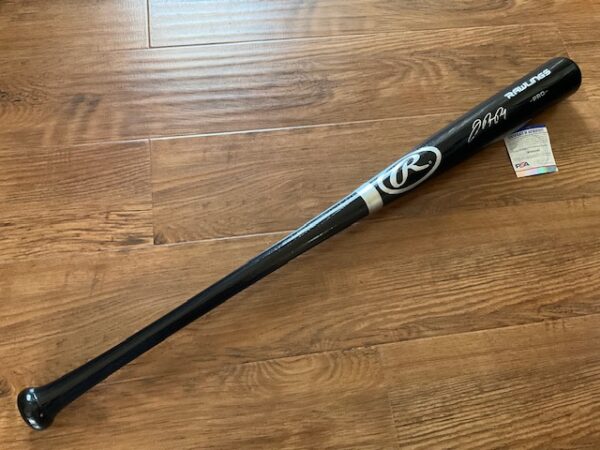 Jose Reyes Autographed New York Mets Rawlings Pro Bat PSA COA - Image 3