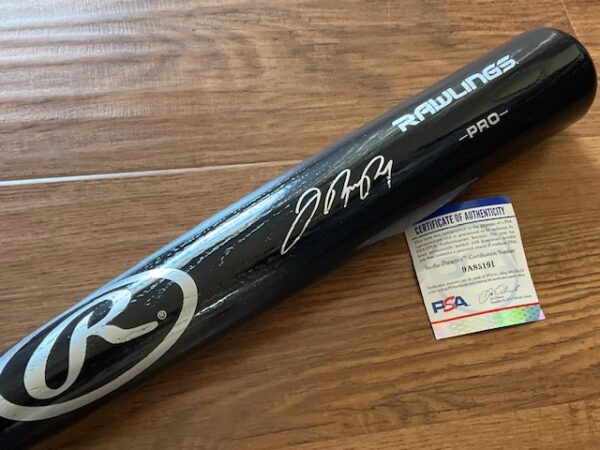 Jose Reyes Autographed New York Mets Rawlings Pro Bat PSA COA