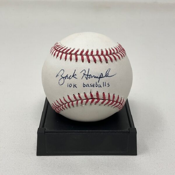 Zack Hample Autographed Baseball Collector ROML Baseball JSA COA