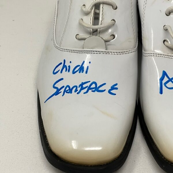 Angel Salazar Autographed Chi-Chi Scarface Bruno Homme Formal Shoes Beckett - Image 3