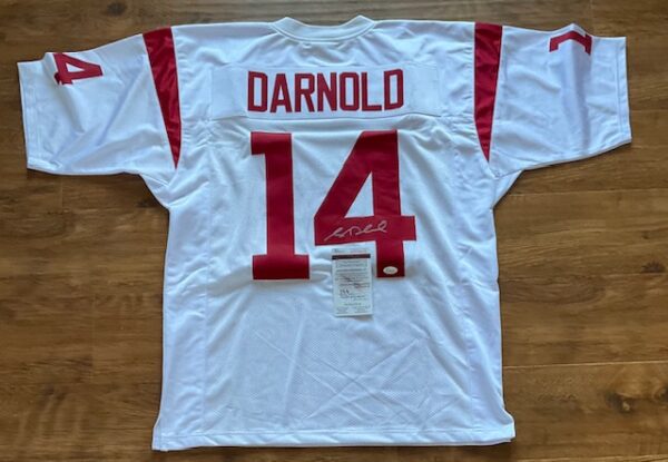 Sam Darnold Autographed USC Trojans College Style Jersey JSA COA