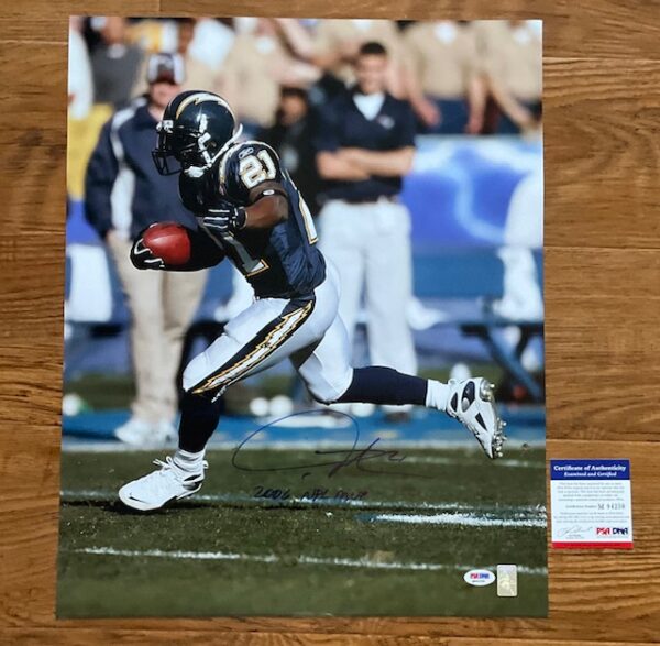 LaDainian Tomlinson Autographed San Diego Chargers 2006 NFL MVP 16X20 Photo PSA COA