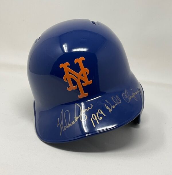 Nolan Ryan Autographed New York Mets Full Size Batting Helmet PSA COA