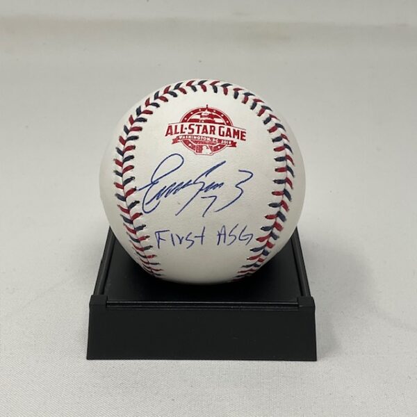 Eugenio Suarez Autographed Cincinnati Reds 2018 All Star Game ROML Baseball JSA COA