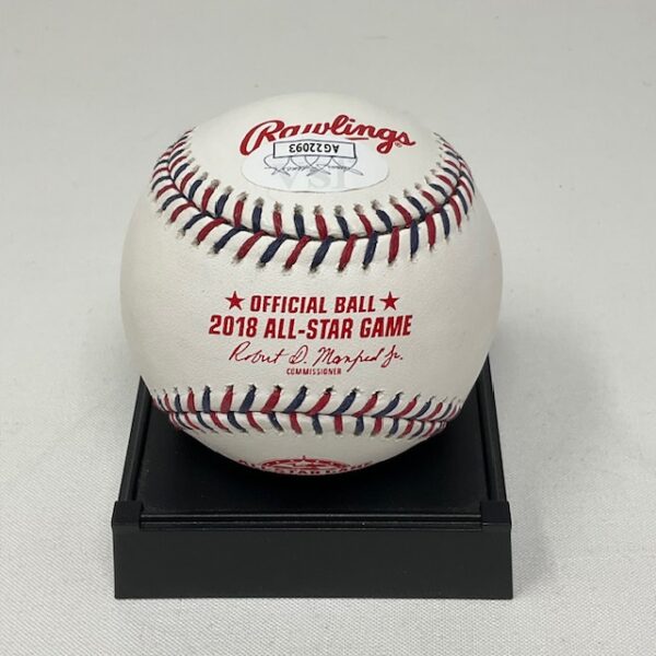 Eugenio Suarez Autographed Cincinnati Reds 2018 All Star Game ROML Baseball JSA COA - Image 3