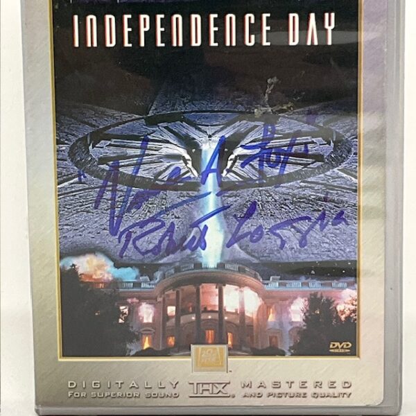 Vivica A. Fox & Robert Loggia Autographed Independence Day DVD JSA COA - Image 3