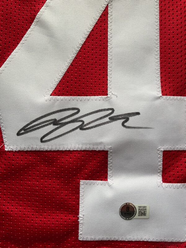Ricky Pearsall Autographed San Francisco 49ers Pro Style Jersey Beckett - Image 3