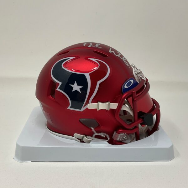 Deshaun Watson Autographed Houston Texans Mini Blaze Helmet With Visor Beckett - Image 2