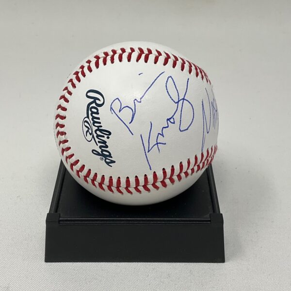 The Nasty Boys Autographed WCW WWF Wrestling Official Minor League Baseball JSA COA - Image 2