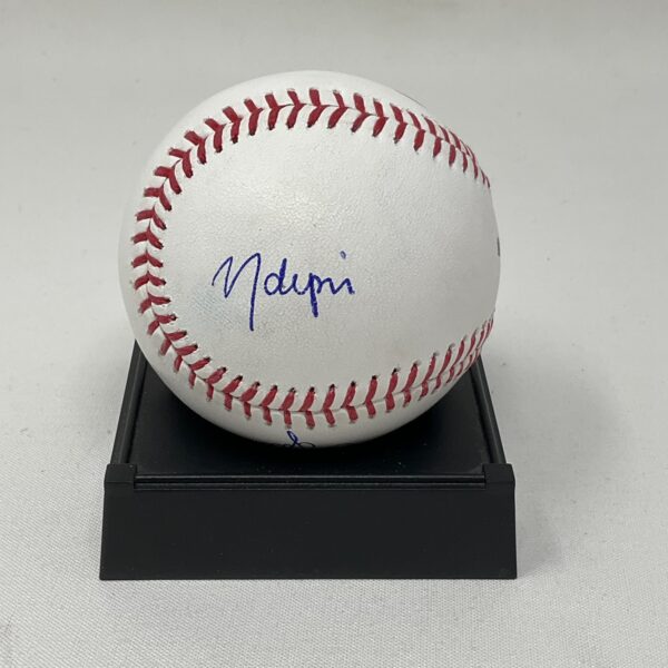 Alpha Academy Autographed Otis, Maxxine Dupri and Gable WWE RAW Wrestlers ROML Baseball JSA COA - Image 2